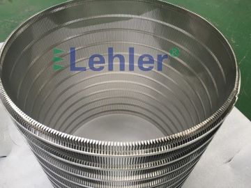 fil Mesh Filter de cylindre soudé par fente d'écran de fil de cale de 0.25mm