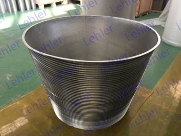 Centrifugez les cylindres coniques de casier métallique de cale pour l'industrie d'amidon et de sucre