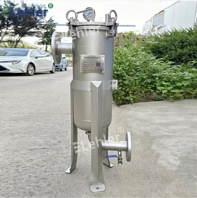 Filtre à huile de préfiltration à haut rendement en acier inoxydable de type sac avec boîtier pour huile comestible