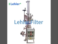 Filtre pneumatique à grattage à l'intérieur d'une bouteille d'air